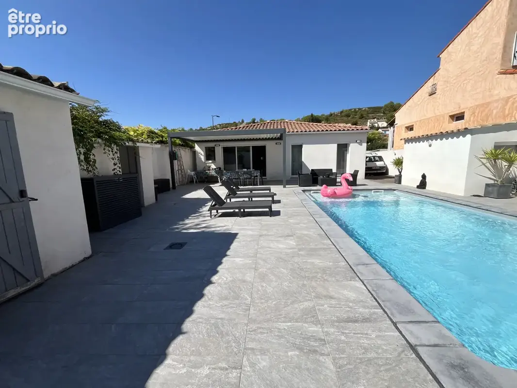 Maison T4 95m2 sur 556 m2 de terrain piscine et place de parking - photo 2