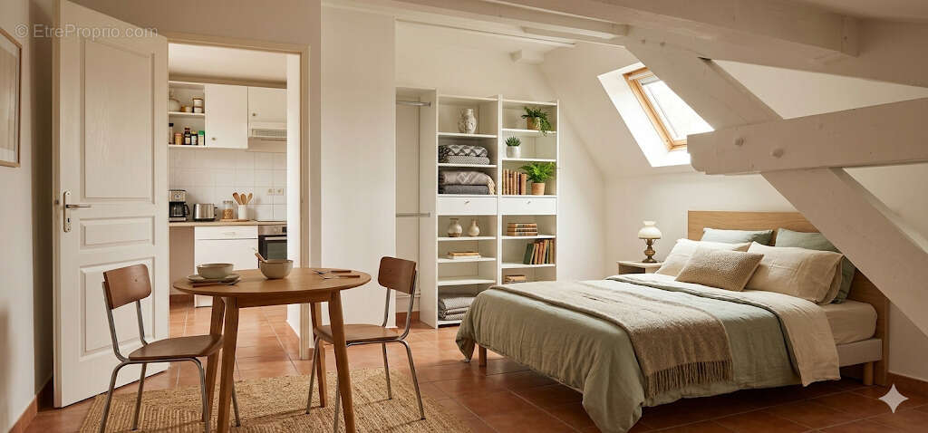 appartement T2 centre ville Jassans - photo 9