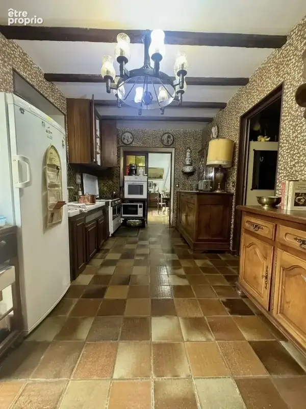 Auxy, longère, 3 chambres, garage, dépendances, tout a l'égout - photo 3