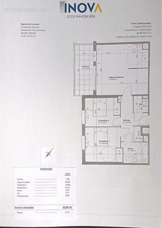 Appartement à LANESTER