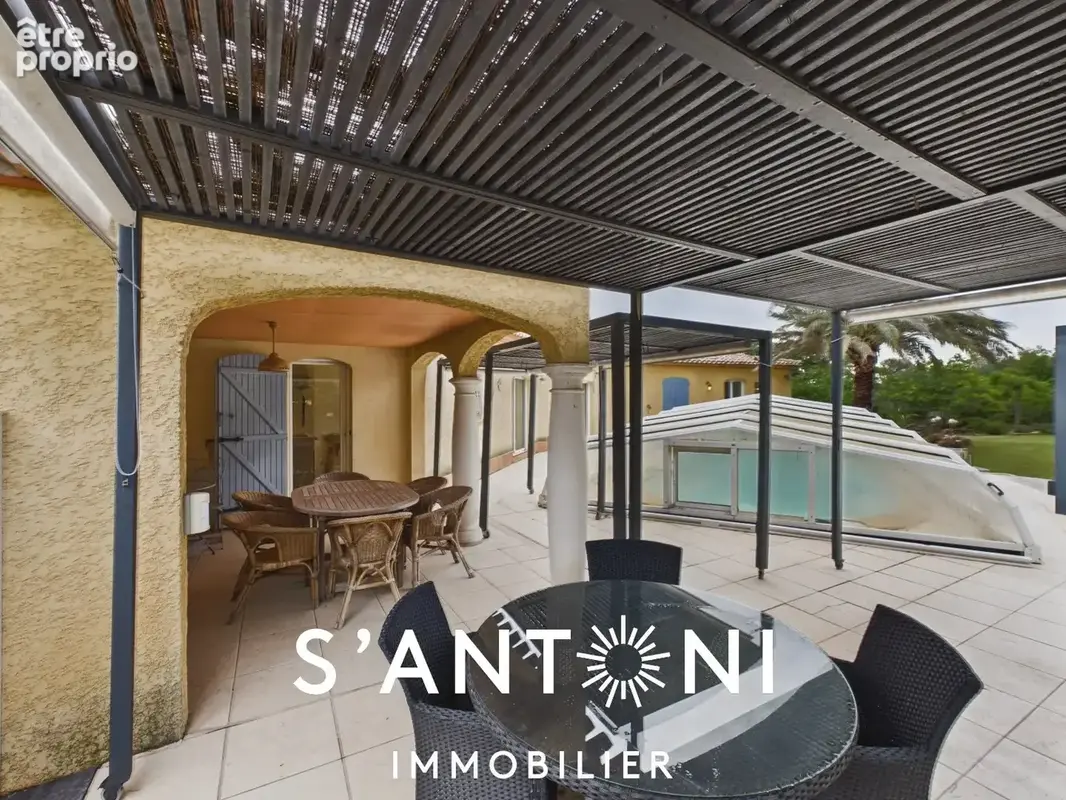 Portiragnes  villa plain-pied 136 m²  4 chambres  piscine chauffée  terrain 1 400 m²  dpe c/a - photo 2