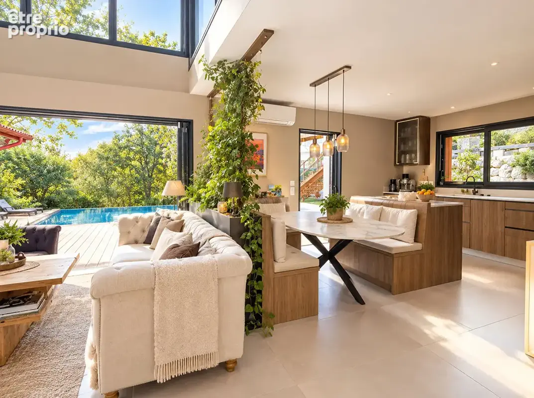 Maison de prestige récente 7 pièces à vendre à Bassussarry - 239,92 m² dont une studio indépendant - Garage - photo 2