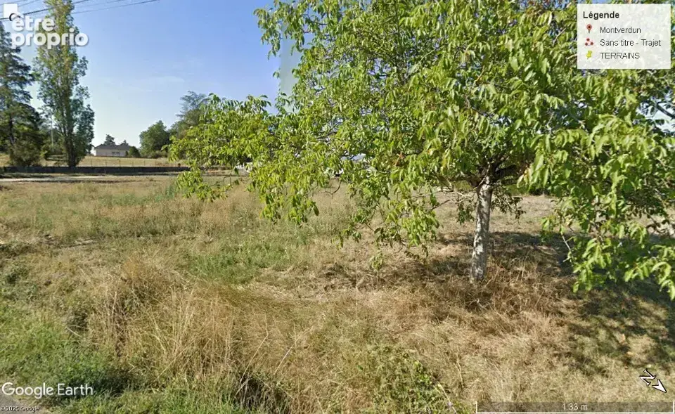 Terrain 850 m² à Montverdun  - photo 3