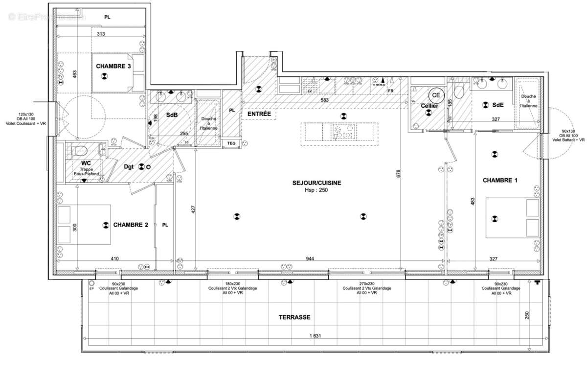 Petit bois - 3 mns de la mer a pieds - appartement neuf t4  - garage + 2 stationnements exterieur - photo 14