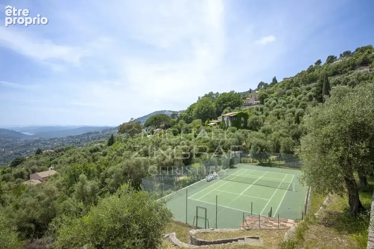 Domaine vue mer et lac, oliveraie , tennis avec villa  principale et pavillon d'hôtes. - photo 21