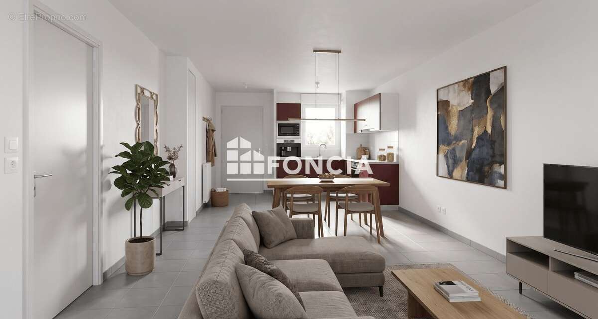 Balma - lumineux t2 avec parking en sous-sol - photo 4