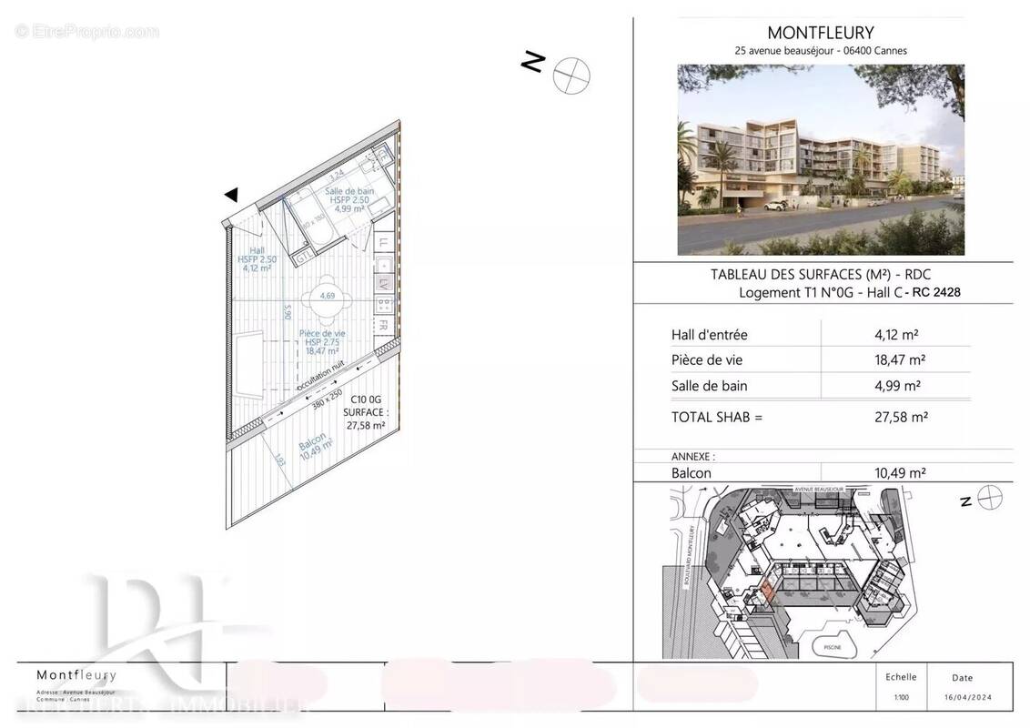 Appartement à CANNES