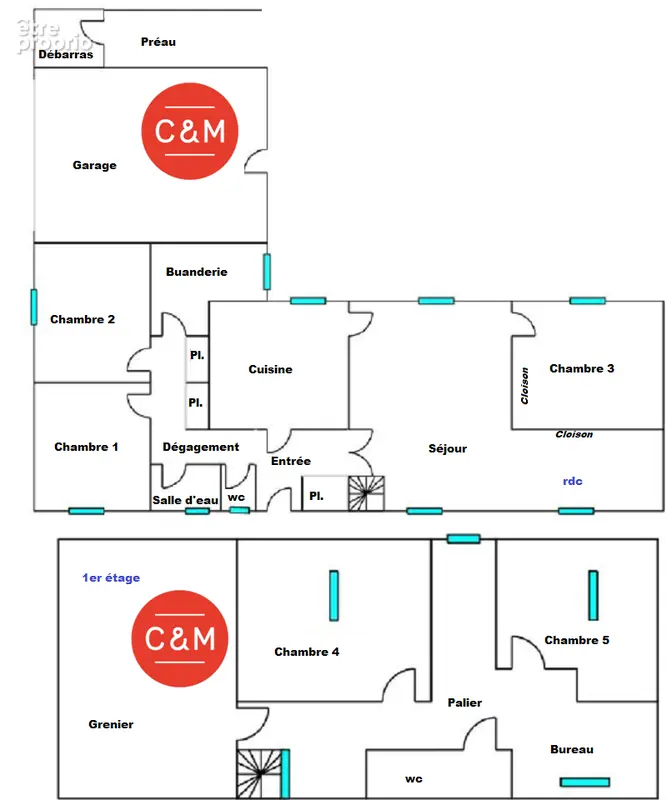 REZE TROCARDIERE - Maison 7 pièces 137 m² - photo 17