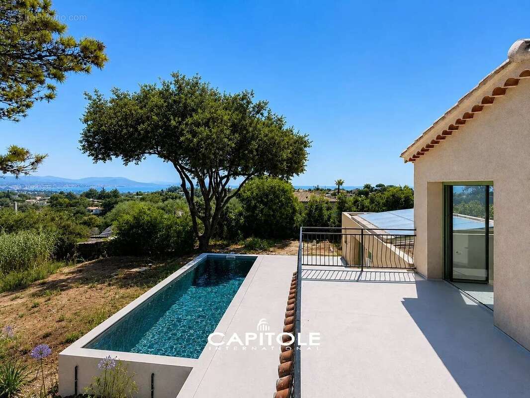 Antibes – villa d’exception rénovée avec vue mer  prestations ultra luxe - photo 2