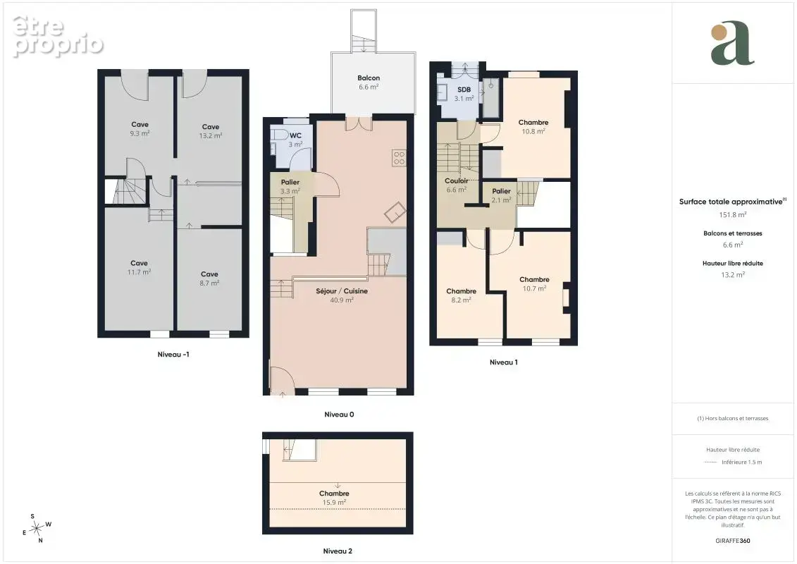 Maison de ville de 90 m² avec cour en vente à Saintes (17100) - photo 13