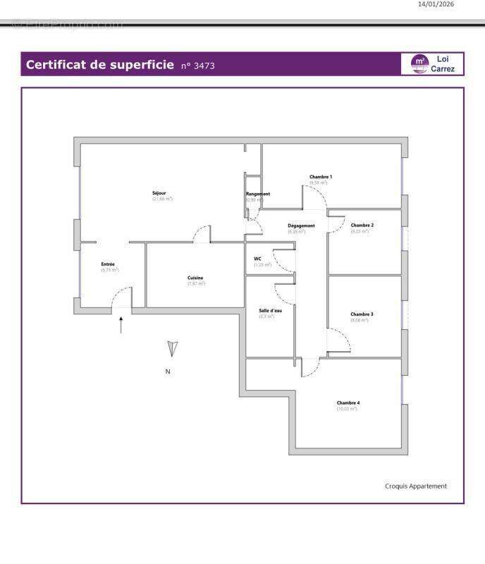 Appartement à LYON-9E