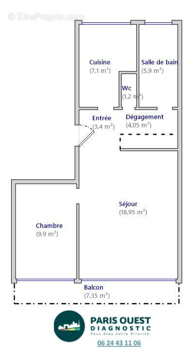 Appartement à AUBERVILLIERS