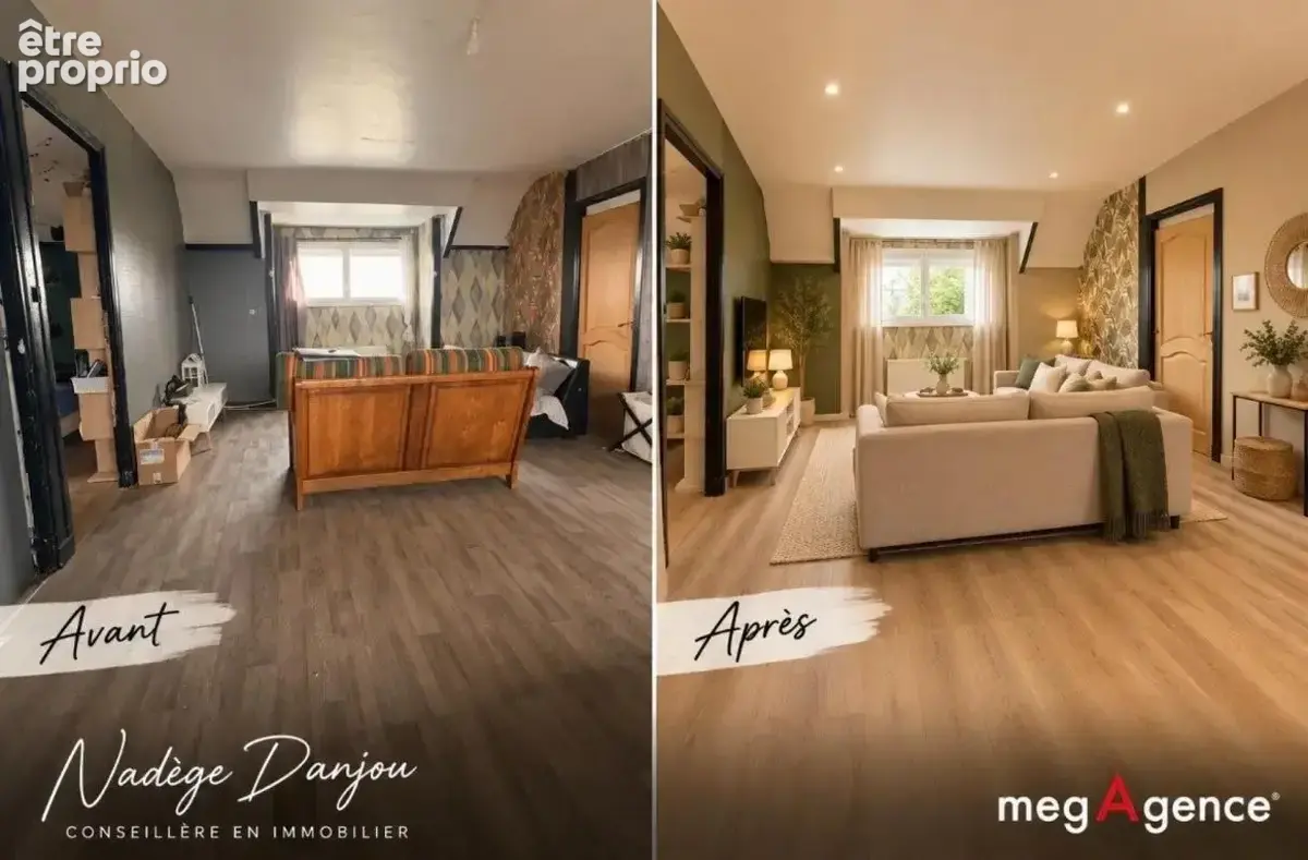Caumont-sur -aure pavillon 132m2 6 chambres -sous-sol complet dpe b - photo 2