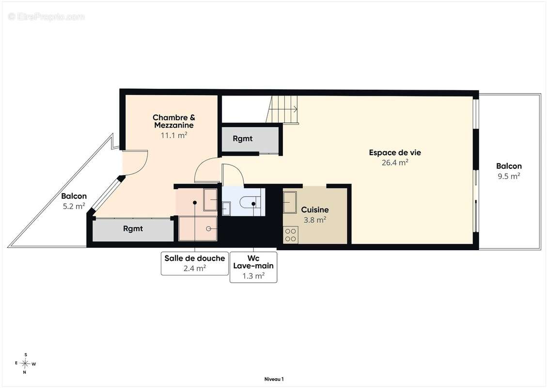 Haute Savoie (74), à vendre SAMOENS - Domaine skiable Grand Massif - Appartement T4 duplex - photo 21