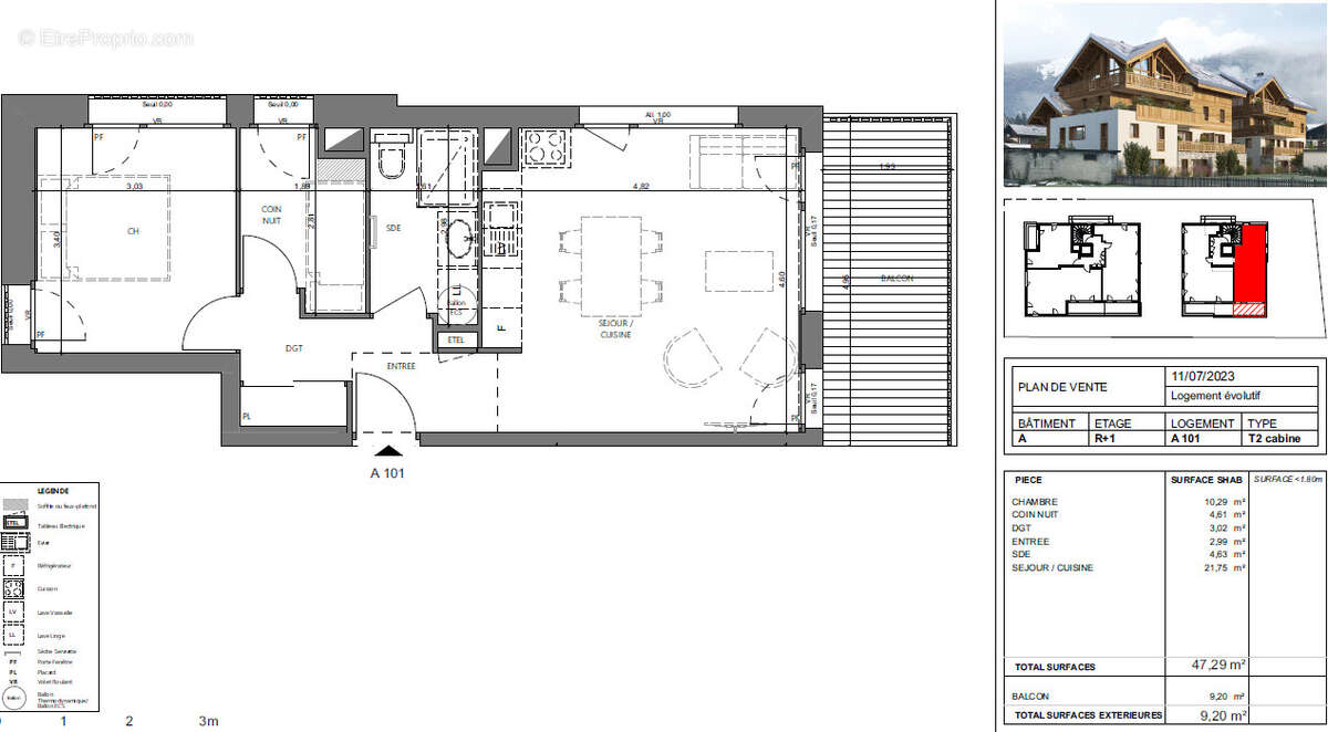 Appartement à MORZINE
