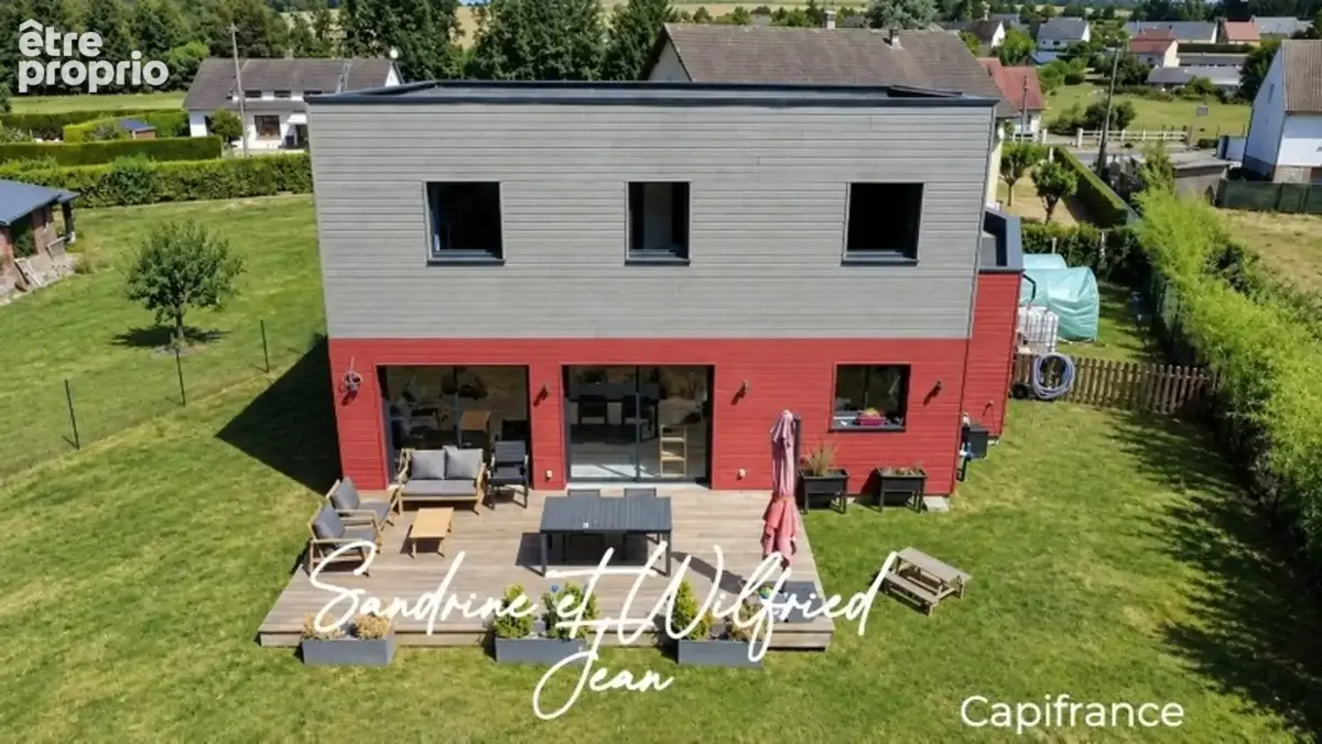 CHARLEVAL – Maison d'architecte 2018  155 m²  Suite parentale  DPE A/A  Garage 39 m²  Vue campagne - photo 3