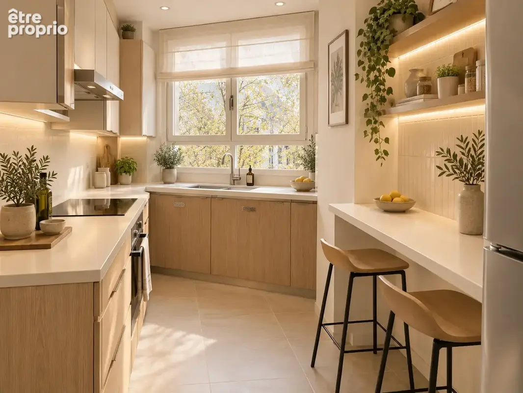VENTE EN EXCLUSIVITE F2 meublé avec balcon et box   Paris 18ème arrondissement - photo 9