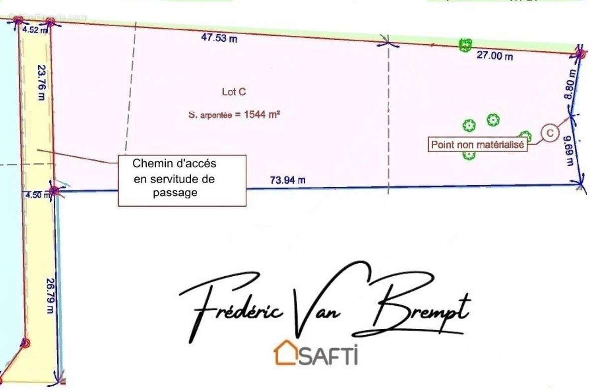 Terrain 1544 m² à Montauban  - photo 2