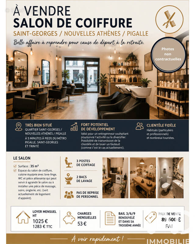 Photo 1 - Commerce à PARIS-9E
