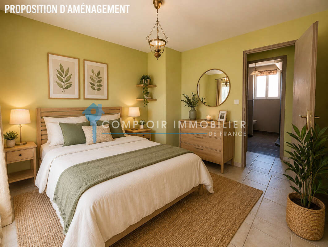 Dépt Hérault (34) - JACOU  à vendre maison climatisée de 85m2 en R+1 avec jardin et cabanon sur parcelle de 18 - photo 10