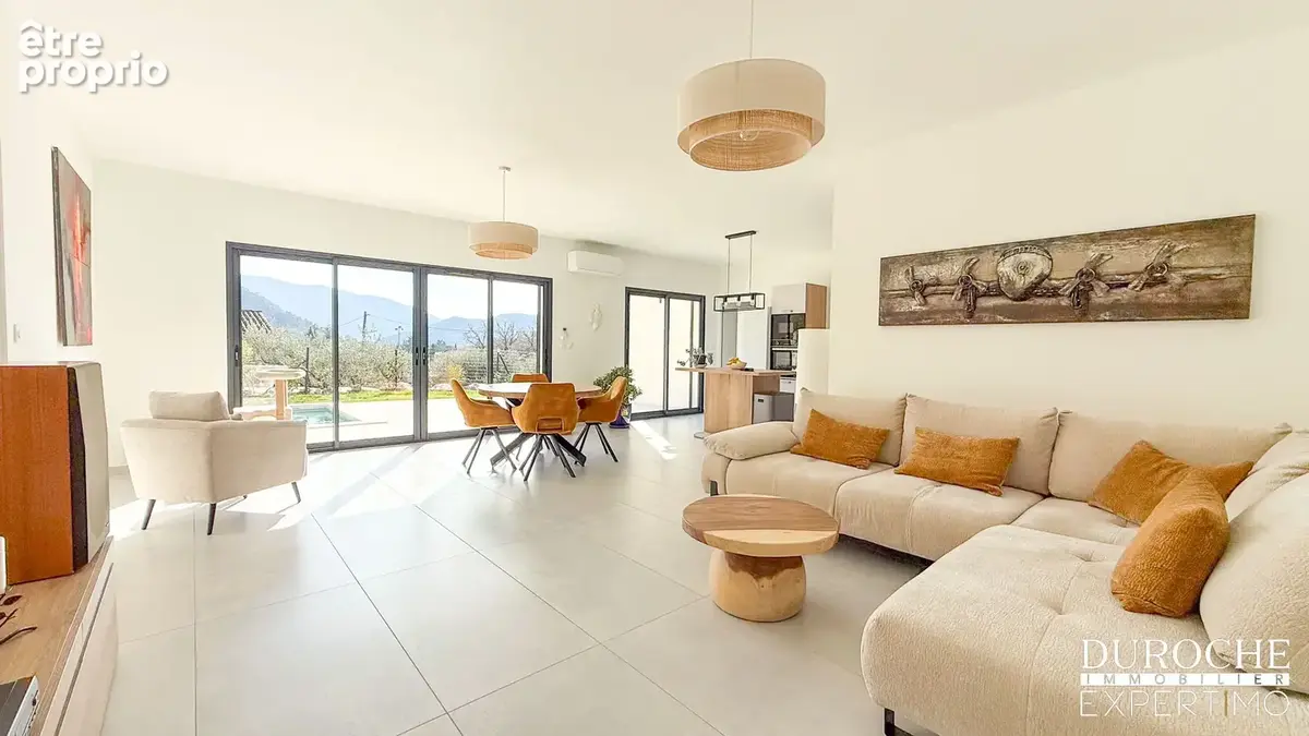 Villa contemporaine à Buis-les-Baronnies   115 m2, piscine chauffée, vue Saint-Julien & garage 40 m2 - photo 3