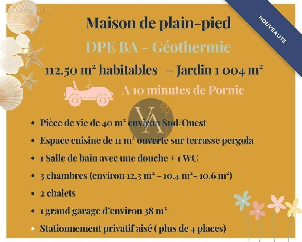 Tharon-Plage – maison de plain-pied, 113 m² - photo 8