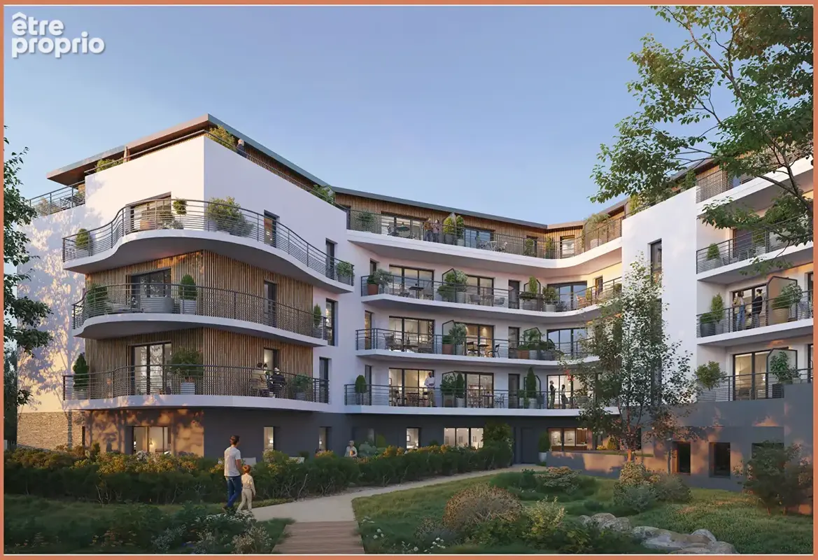 Type 2 42,58m² - balcon expose sud - parking sous-sol - ascenseur - quartier lafayette angers - photo 3