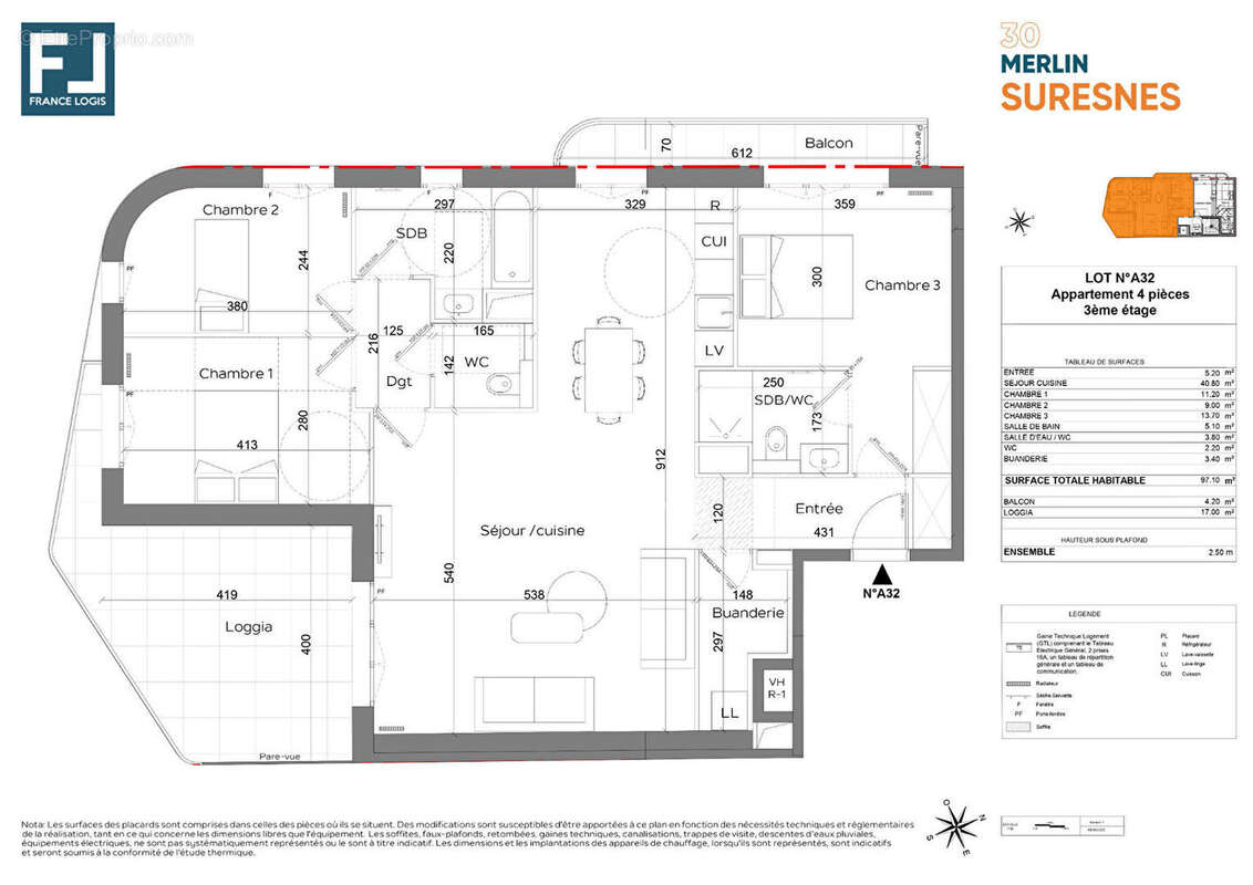 Appartement à SURESNES