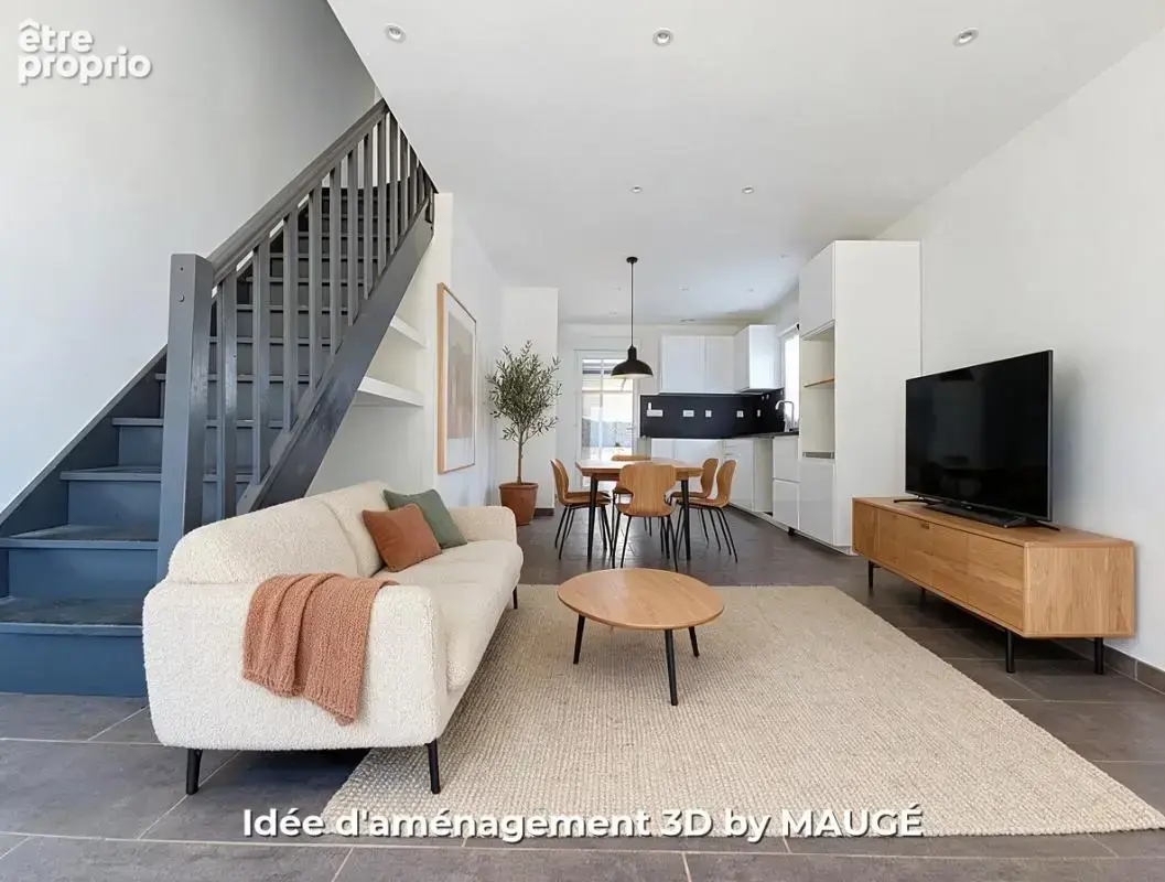 Maison duplex - 2 chambres - Terrasse - Cour - Stationnements - photo 4