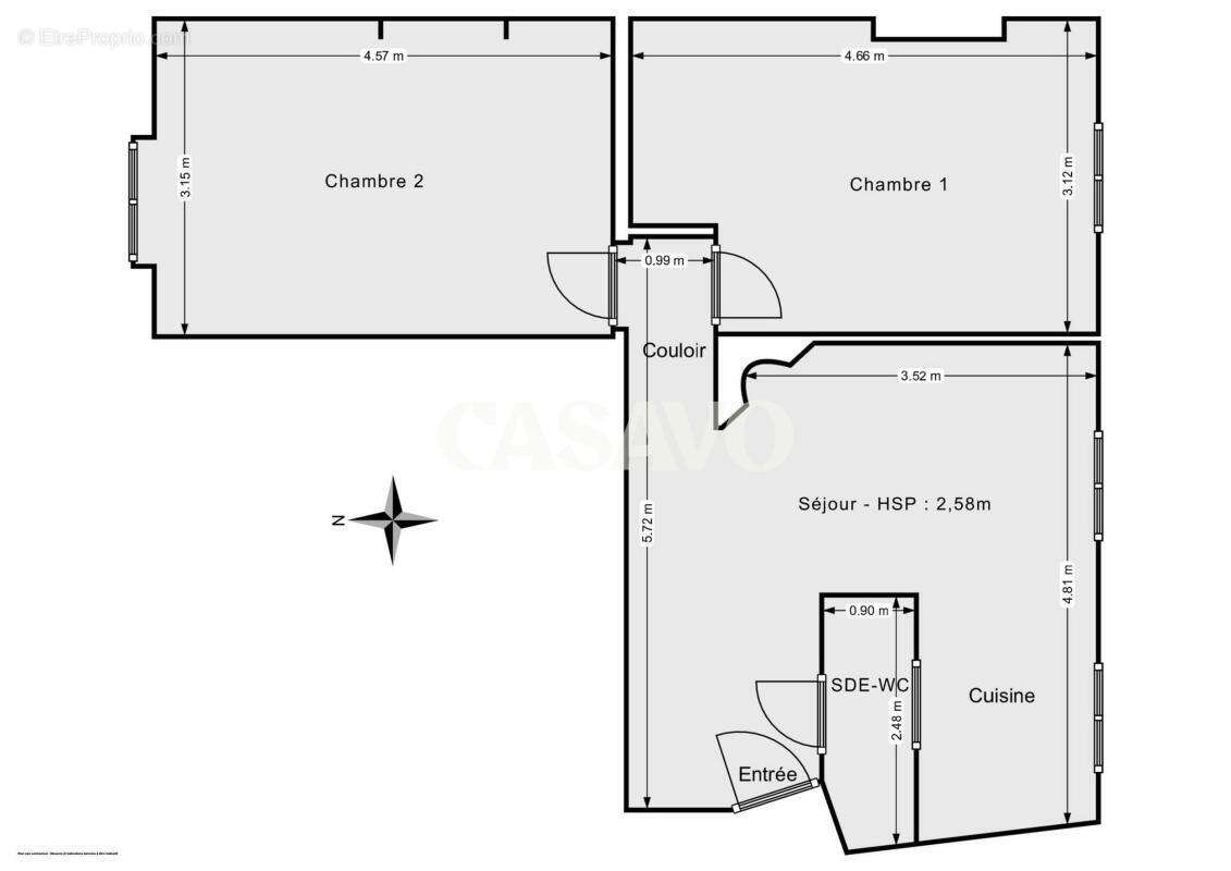 Appartement à PARIS-18E