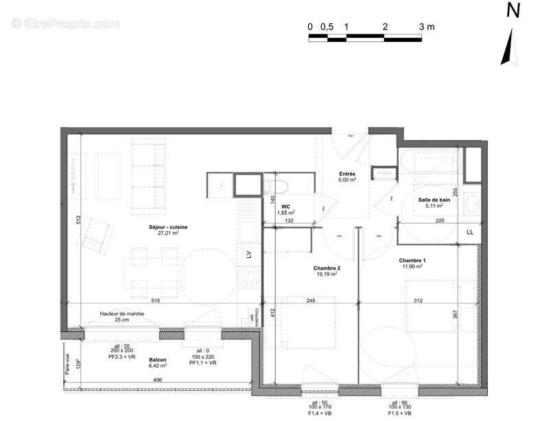 Appartement à MARLY-LA-VILLE