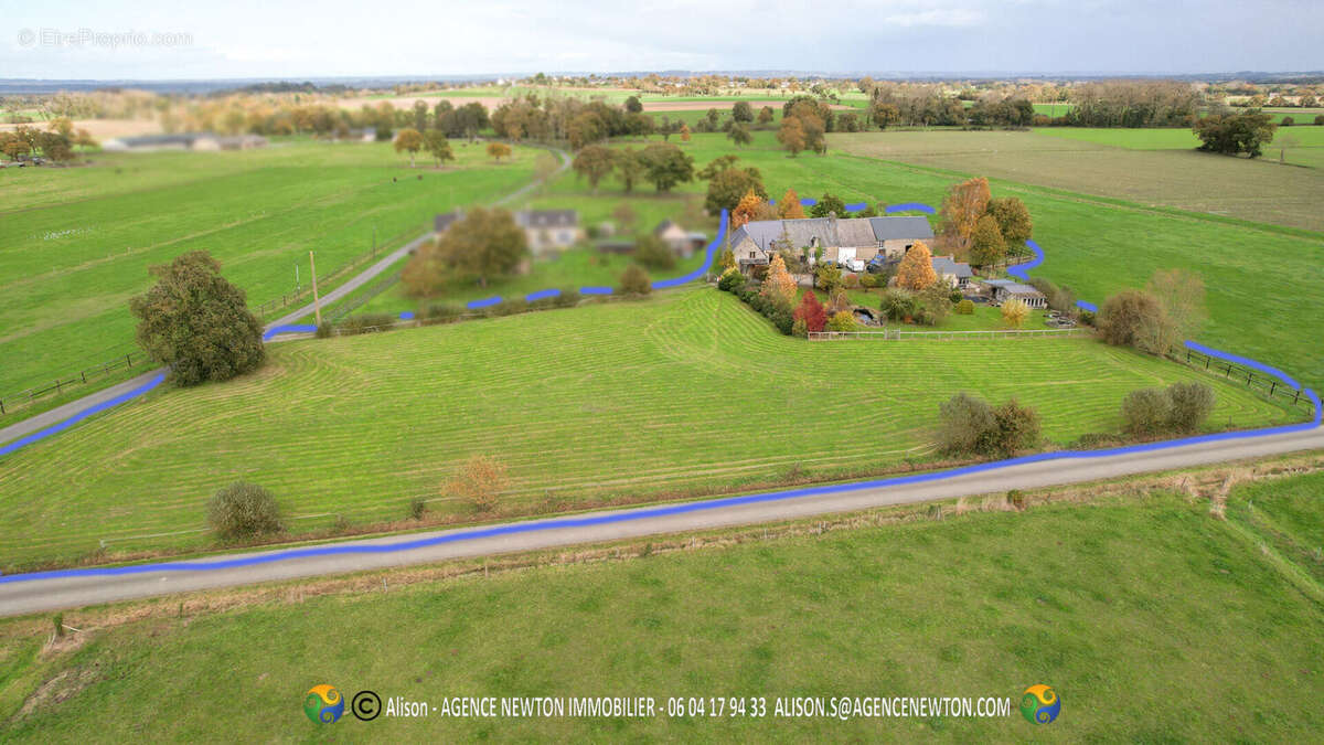 LA MANCHE, NORMANDIE, ARDEVON. 2 maisons, dépendances, terrain. - photo 2