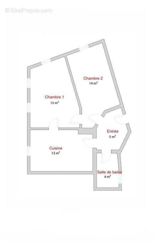 Appartement 51 m² à Strasbourg  - photo 7