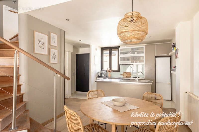Bois-colombes bourguignons - duplex -  exclusivité - 395 000  fai - photo 3