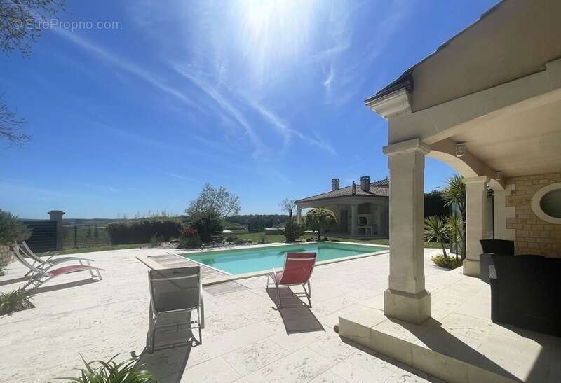 Villa d'architecte et gîte indépendant dans un parc paysager de plus de 4 000 m² SUD de COGNAC proche de BARBEZIEUX SAINT HILAIR - photo 3