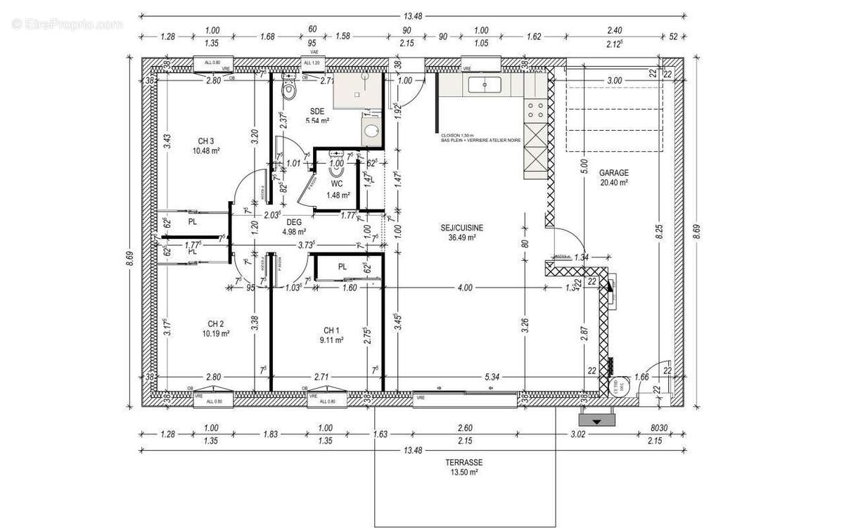 Maison 100 m² à Thaims  - photo 5