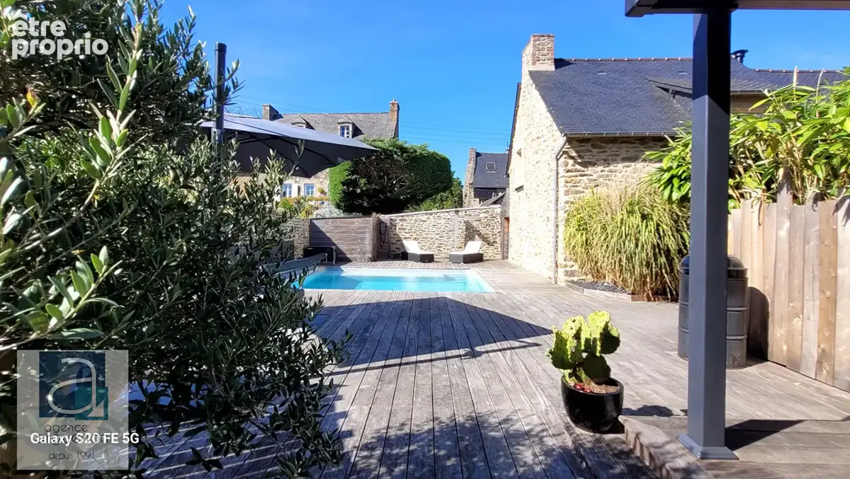COEUR DE RANCE : Charme & piscine au coeur du village, vaste terrasse et garage - photo 17