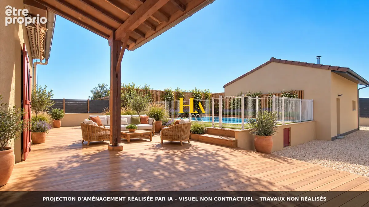 EXCLUSIVITÉ - BÉSAYES : Maison de plain-pied d'environ 113m² avec piscine et garage indépendant de 60 m² à fort potentiel - photo 7