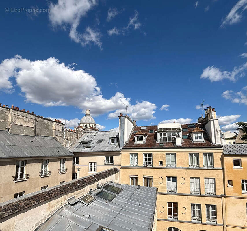 5e arrondissement - Dernier étage avec terrasse, vue Panthéon et charme ancien - photo 9