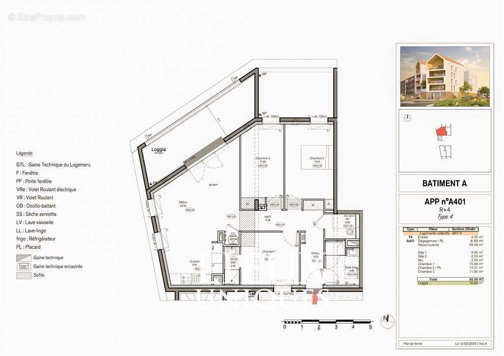 Appartement à LA ROCHELLE