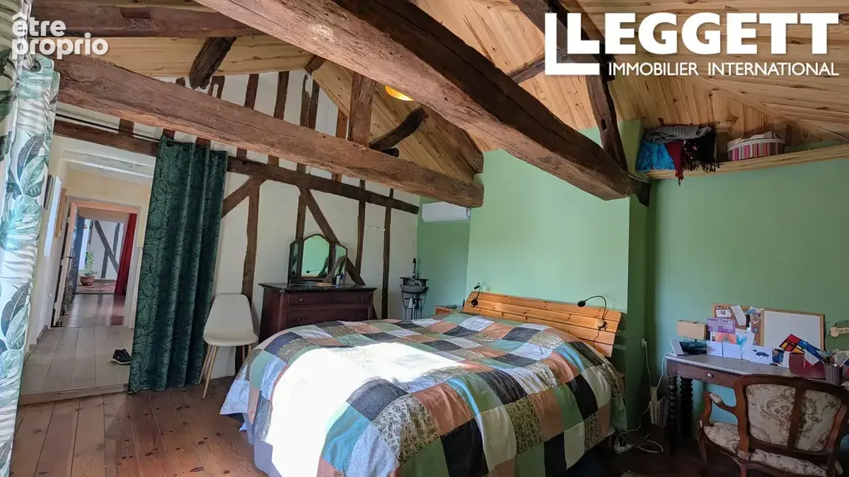 Belle maison gasconne restaurée avec goût, 3 chambres, terrasse, grange, piscine, vue sur les Pyrénées et étan - photo 7