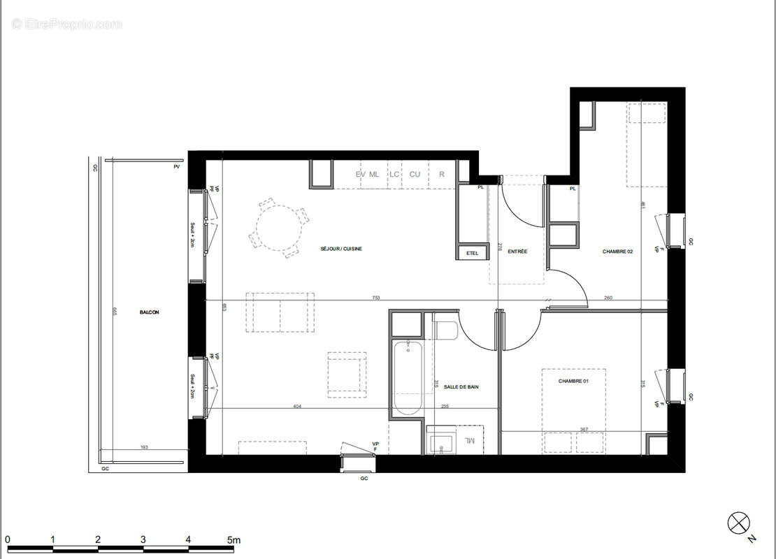 Appartement à TOULOUSE