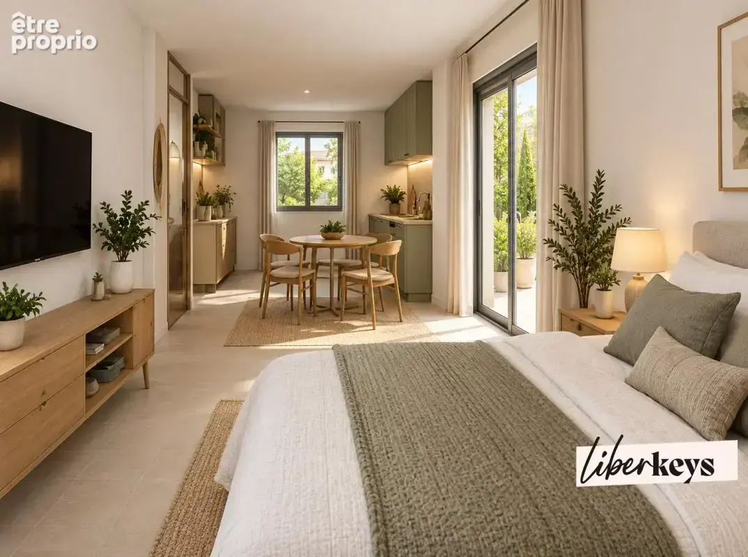 CUCURON - T1 NEUF 32 m² – A pied du centre du village - photo 2