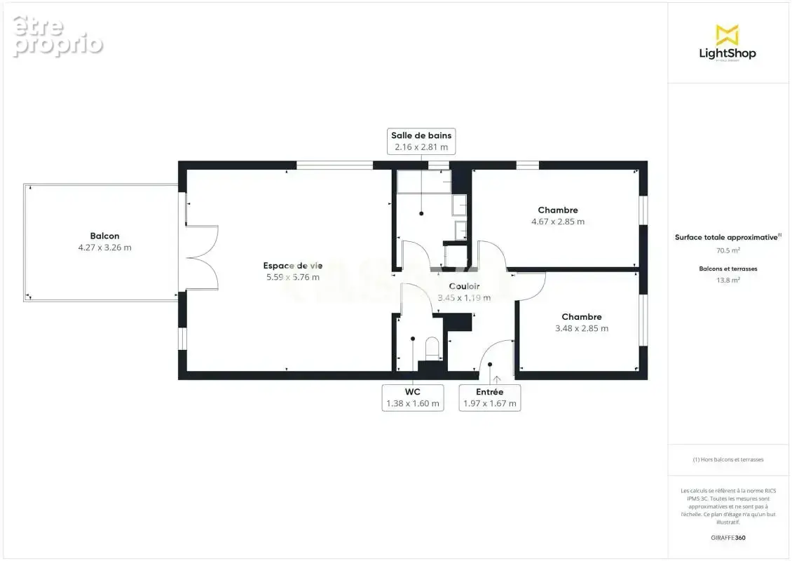Vente Appartement 3 pièces de 71m² - 33440 Ambarès-et-Lagrave - photo 16