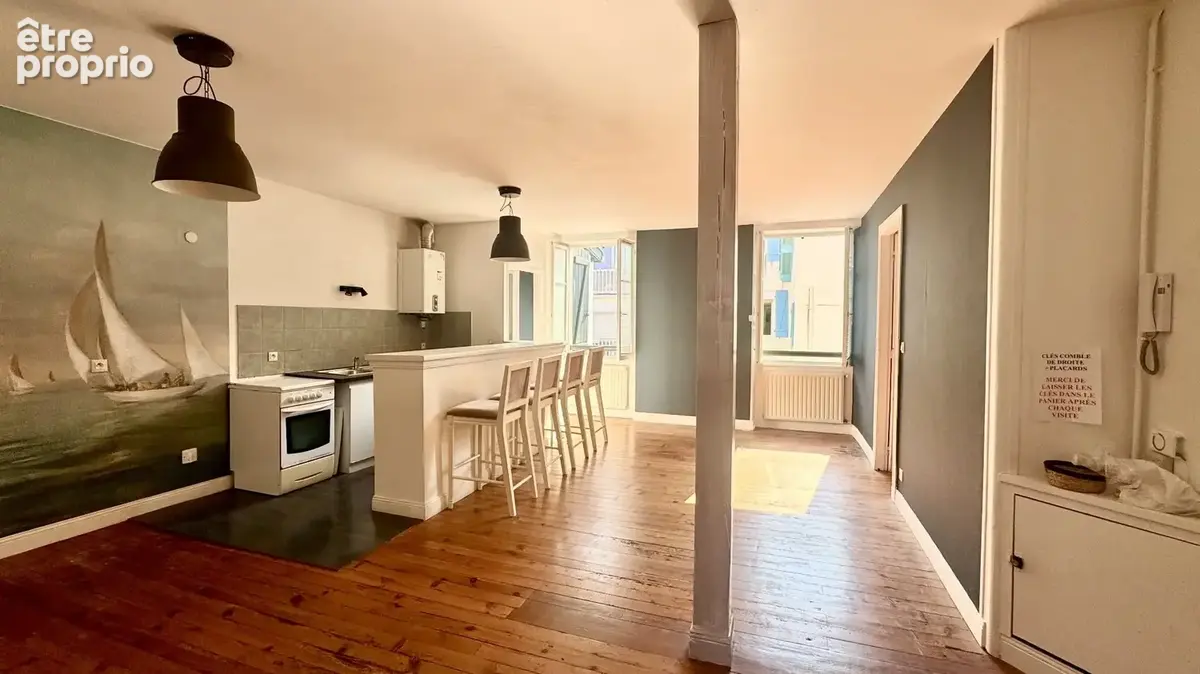 BIARRITZ Centre  Grande Plage à pied  T4 de 97 m²  Dernier étage  Petite copropriété - photo 9