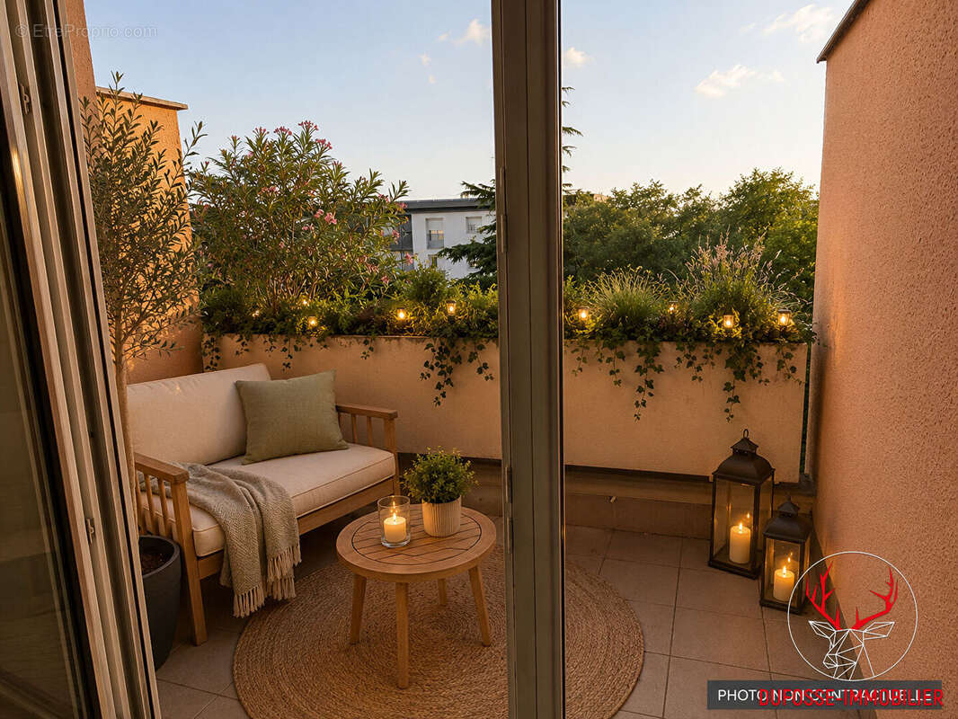 T2 50 m² : Balcon, Ascenseur.  Secteur Les Sablons - Décines-Charpieu - Résidence sécurisée et Parking - photo 9