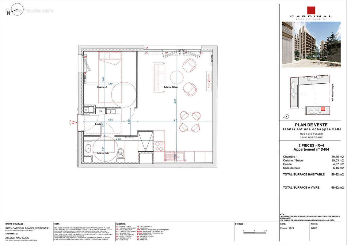 Appartement à BORDEAUX