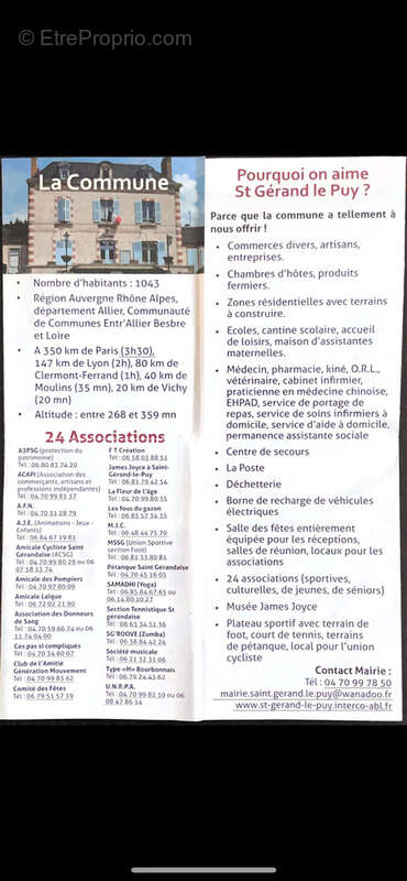 Maison à SAINT-GERAND-LE-PUY