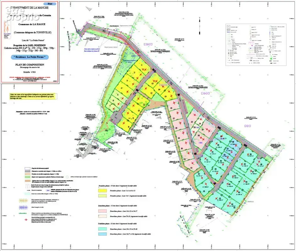 Terrain à bâtir 399 m² viabilisé – Tonneville – La Petite Ferme - photo 2