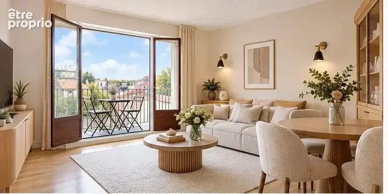 Centre ville mairie de montreuil - appartement 90m2 + balcon - photo 2